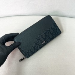 디올 샌들 지퍼 장지갑