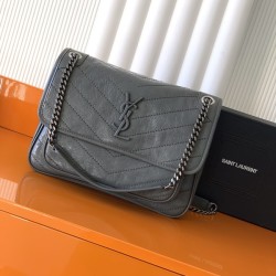 생로랑 니키 미디움백 498894 28cm