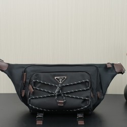 프라다 리나일론 레더 숄더 2VH201