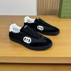 구찌 G75 스웨이드 레더 스니커즈 791742