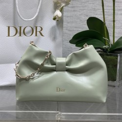 디올 26ss 보우 램스킨 리본 숄더 M0715