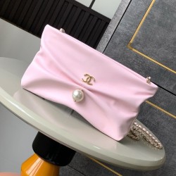 샤넬 체인 미니백 샤이니 램스킨  펄 AP4613