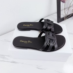 디올 디웨이 Dway 슬리퍼 (블랙)