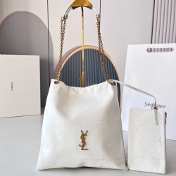 생로랑 드로우 스트링 퀼티드 체인 숄더 781666