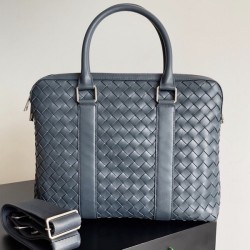 보테가베네타 인트레치아토 레더 브리프케이스