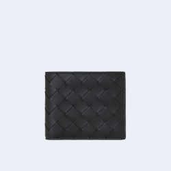 보테가베네타 인트레치아토 반지갑 투톤 블랙