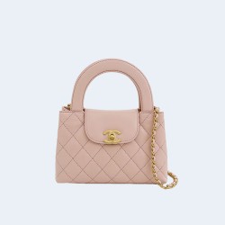 샤넬 23켈리 램스킨 라이트 핑크