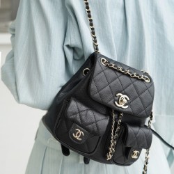 샤넬 듀마 투포켓 메탈 백팩