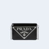 프라다 브러쉬드 레더 숄더백 블랙